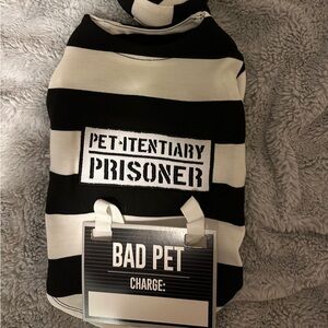 Pet Prisoner Halloween Costume - 3 piece set